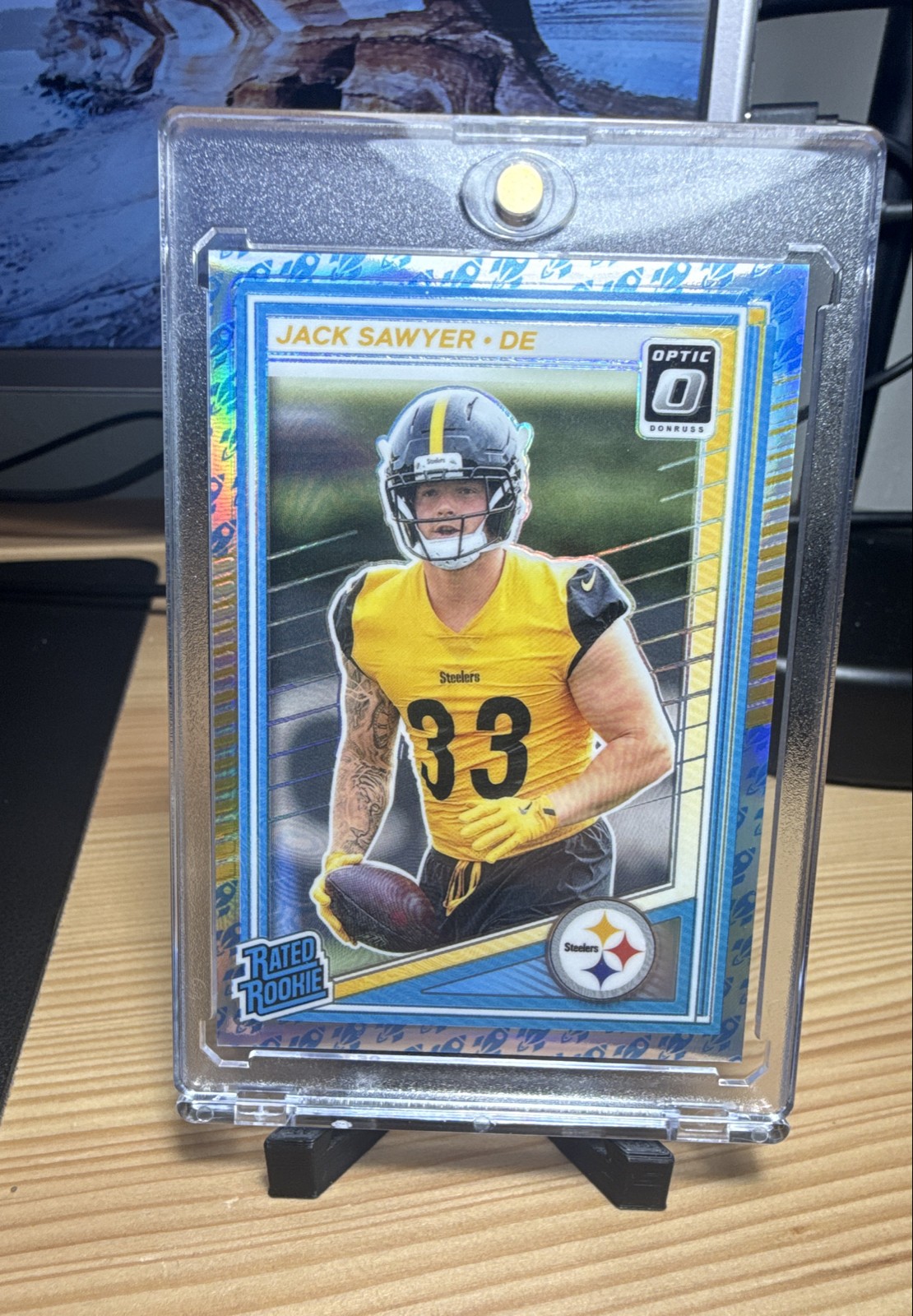 2025 Panini Donruss Optic - Rated Rookie Jack Sawyer #220 Rocket Prizm (RC)