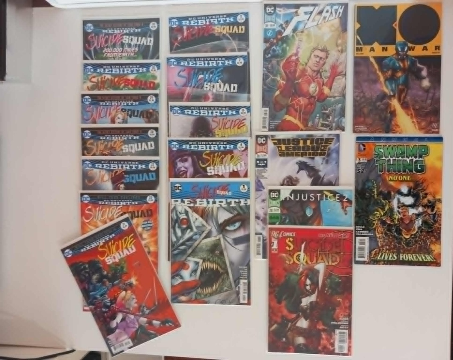 18x BULK BUY/ JOBLOT OF MAINLY DC SUICIDE SQUAD COMICS & VARIOUS OTHERS INCLUDED