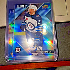 2024-25 UD "SKY BLUE" ALLURE HOCKEY #61 NIKOLAJ EHLERS - WINNIPEG JETS