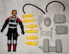 1990 Metal-Head (1 CLOGGED launcher hole) 100% complete (vintage GI Joe figure)