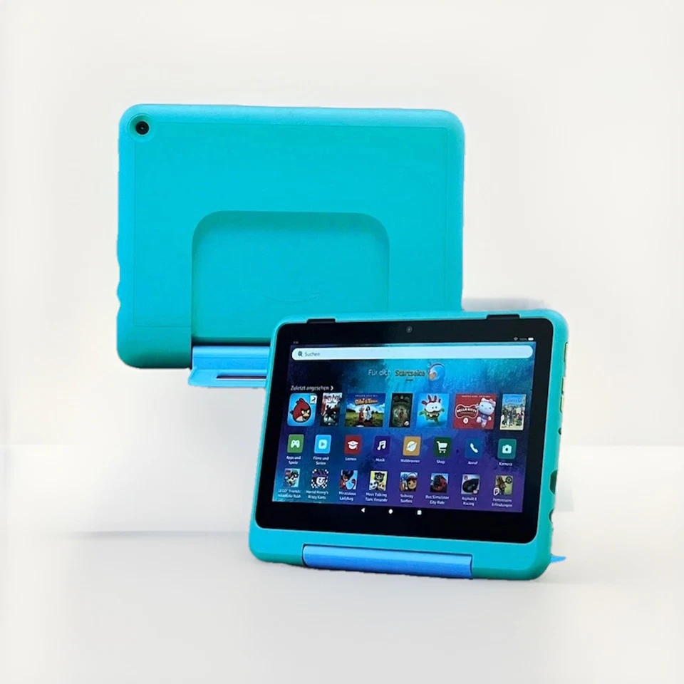 AMAZON Fire HD 8 Kids Pro Tablet 32GB 12 Gen. 2024 Blaugrün grün NEU OVP - Bild 2 von 4