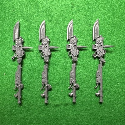 Warhammer 40K Adeptus Custodes Custodian x4 Speerwaffe Bits Fames Workshop  