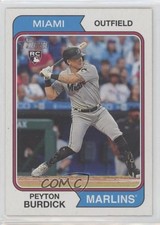 2023 Topps Heritage Peyton Burdick #322 10vb