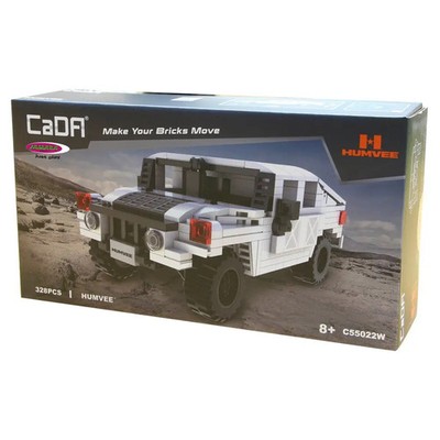 CaDA Humvee 1:24 weiß Bricks