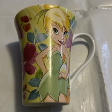 DISNEY STORE Peterpan Tinkerbell LARGE MUG 4.5" tall / Original VGC