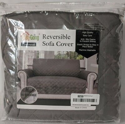 Easy-Going Reversible Sofa Cover SOFA GRAY/LIGHT GRAY NEW