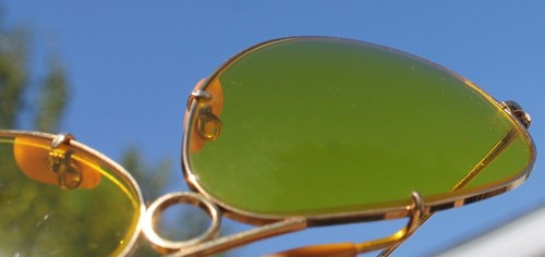 1960's 62MM B&L RAY BAN 1/10 12K GF KALICHROME SHOOTING AVIATOR SUNGLASSES - Picture 7 of 12