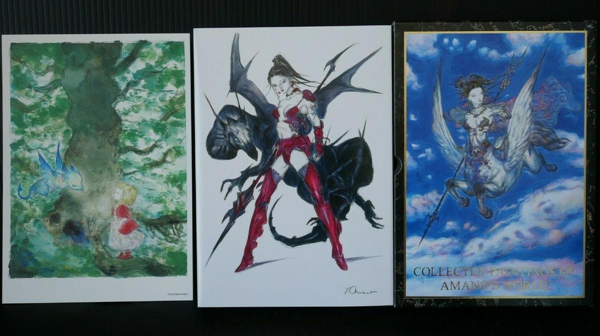 その他 COLEECOTD RAINTINGS OF AMANO'S WORLD 絵画 COLLECTED PAINTINGS OF AMANO'S WORLD Final Fantasy Art Book