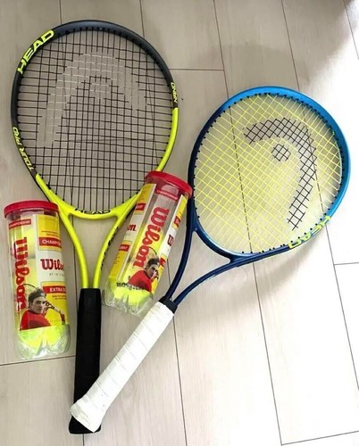 2Set!! Head Tour Pro Tennis Racquets With Wilson Balls | eBay