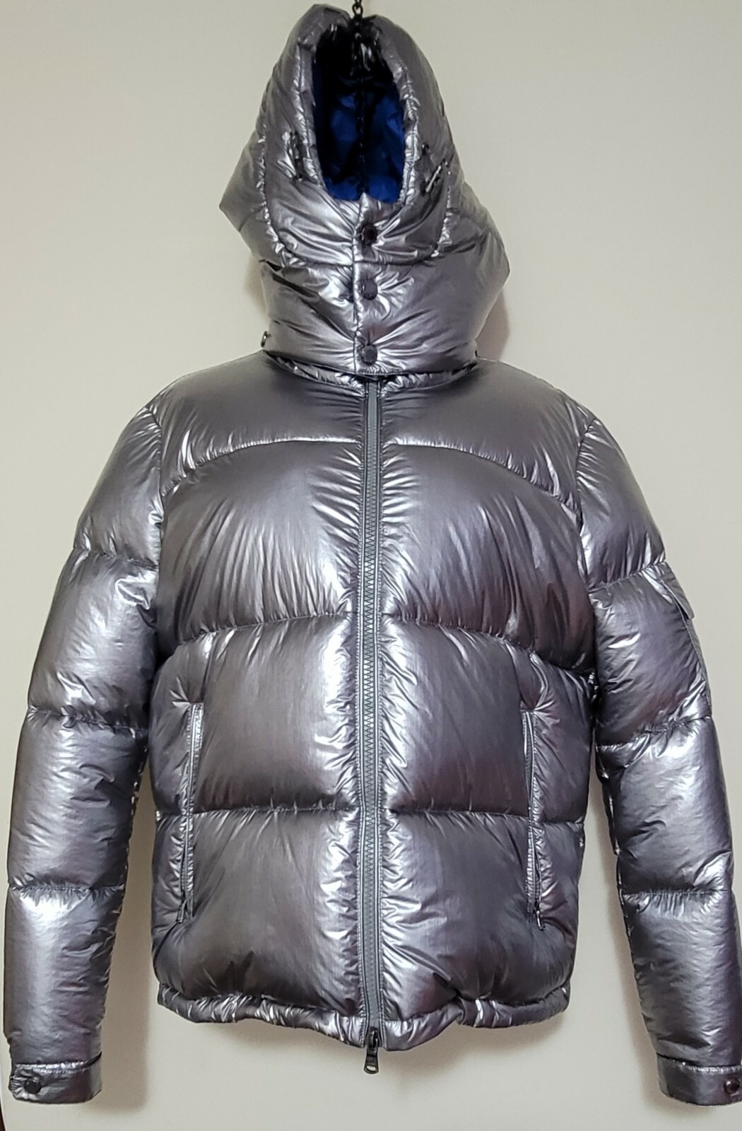 MICHAEL KORS Mens Silver Puffer Jacket XXL 