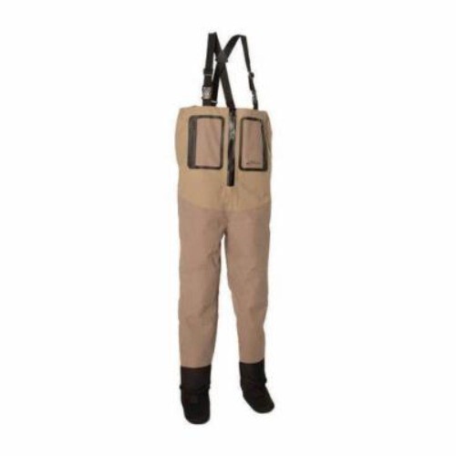 Lost Creek Men's Guide Series Breathable Zip Fishing Waders Sz. XL Stout Brown - Picture 1 of 7