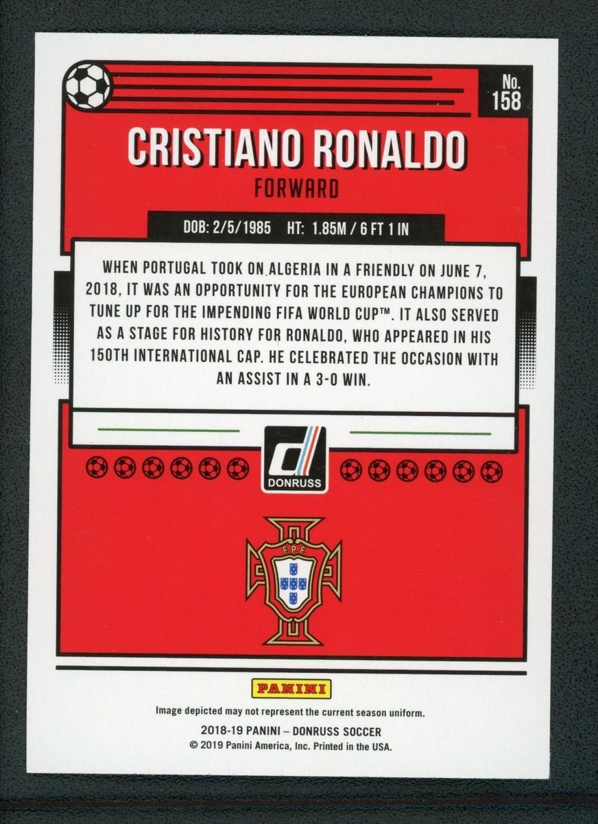 2018-19 CRISTIANO RONALDO PANINI DONRUSS FIFA | eBay