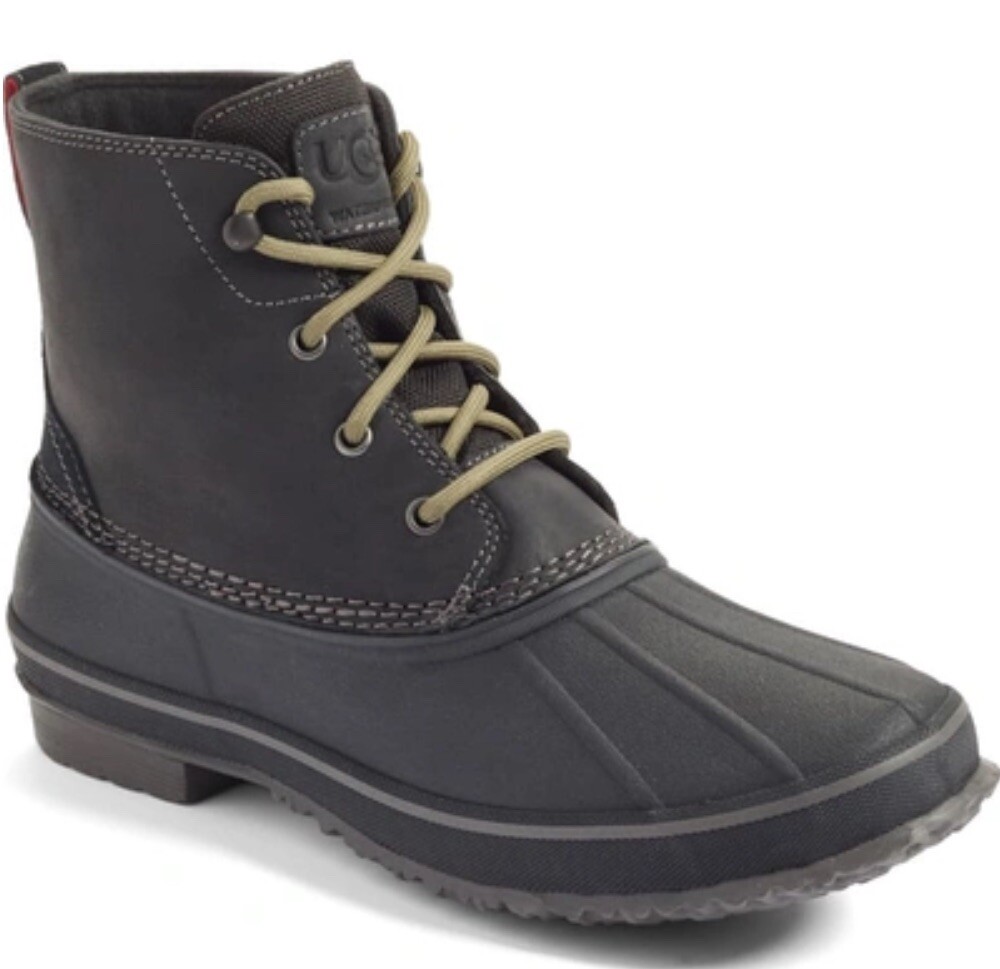 UGG ZETIK BLACK MENS WATERPROOF ANKLE BOOT SIZE US 10.5/UK  display picture 3