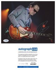Joe Bonamassa Signed Autographed 8x10 Photo Blues Rock Guitarist COA ACOA