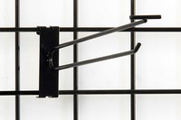 Box Of 100 Retails Black Finish Gridwall Scanner Hook 10 Inch Box Of 100 Retails Black Finish Gridwall Scanner Hook 10 Inch
