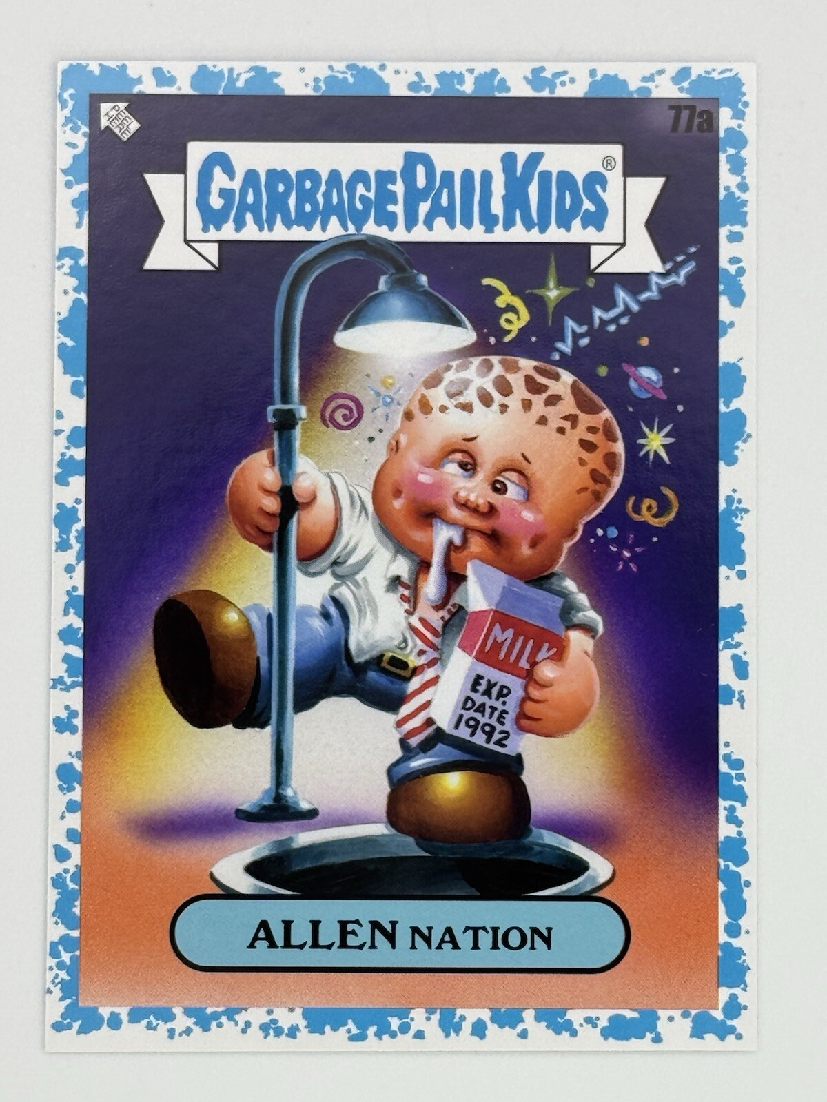 2023 Topps Garbage Pail Kids InterGoolactic Mayhem Galaxy #77a Allen Nation front