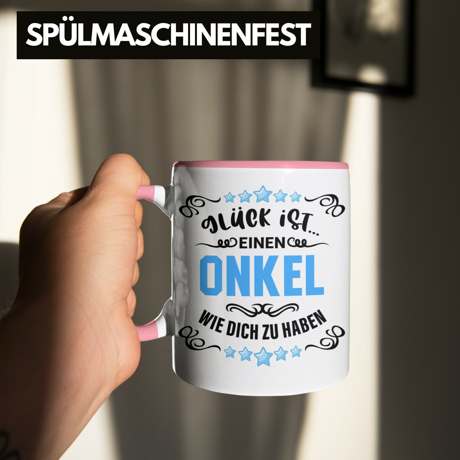 Trendation Bester Onkel Geschenk von Nichte Neffe Lustige Tasse