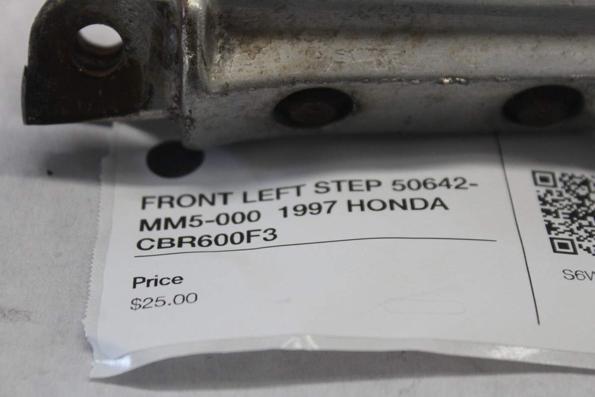 FRONT LEFT STEP 50642-MM5-000 1997 HONDA CBR600F3 | eBay