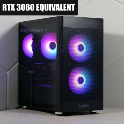 Intel 10-Core, RX 6600, 32GB RAM, 256GB SSD + 2TB HD Gaming Computer Desktop PC