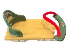 Vintage 1998 Fisher Price BRIARBERRY BEAR SLED 8-3/4" L x 6-1/2" W x 4" H