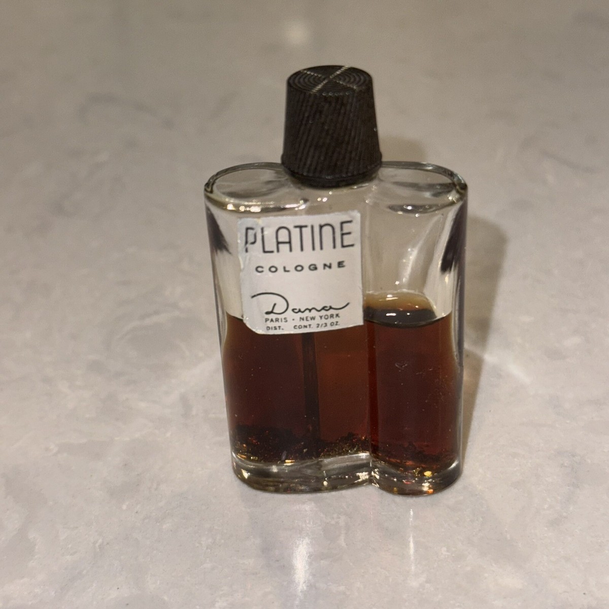 Dana Cologne ~PLATINE CARATS 2/3 oz- Containing Gold Flakes