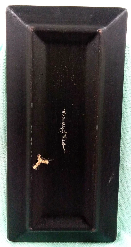 Love You More Floral Mason Jar Wood Tray Painted Tan Yellow Green Jute 11x5" - Image 2 of 2