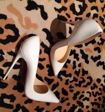 UK Women High Stilettos Heel Patent Leather Slip On Pointy Toe Court Shoes HOT