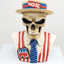 Republican Skull Custom Shift Knob Rat Rod Diy Drill To Fit Political Car Republican Skull Custom Shift Knob Rat Rod Diy Drill To Fit Political Car