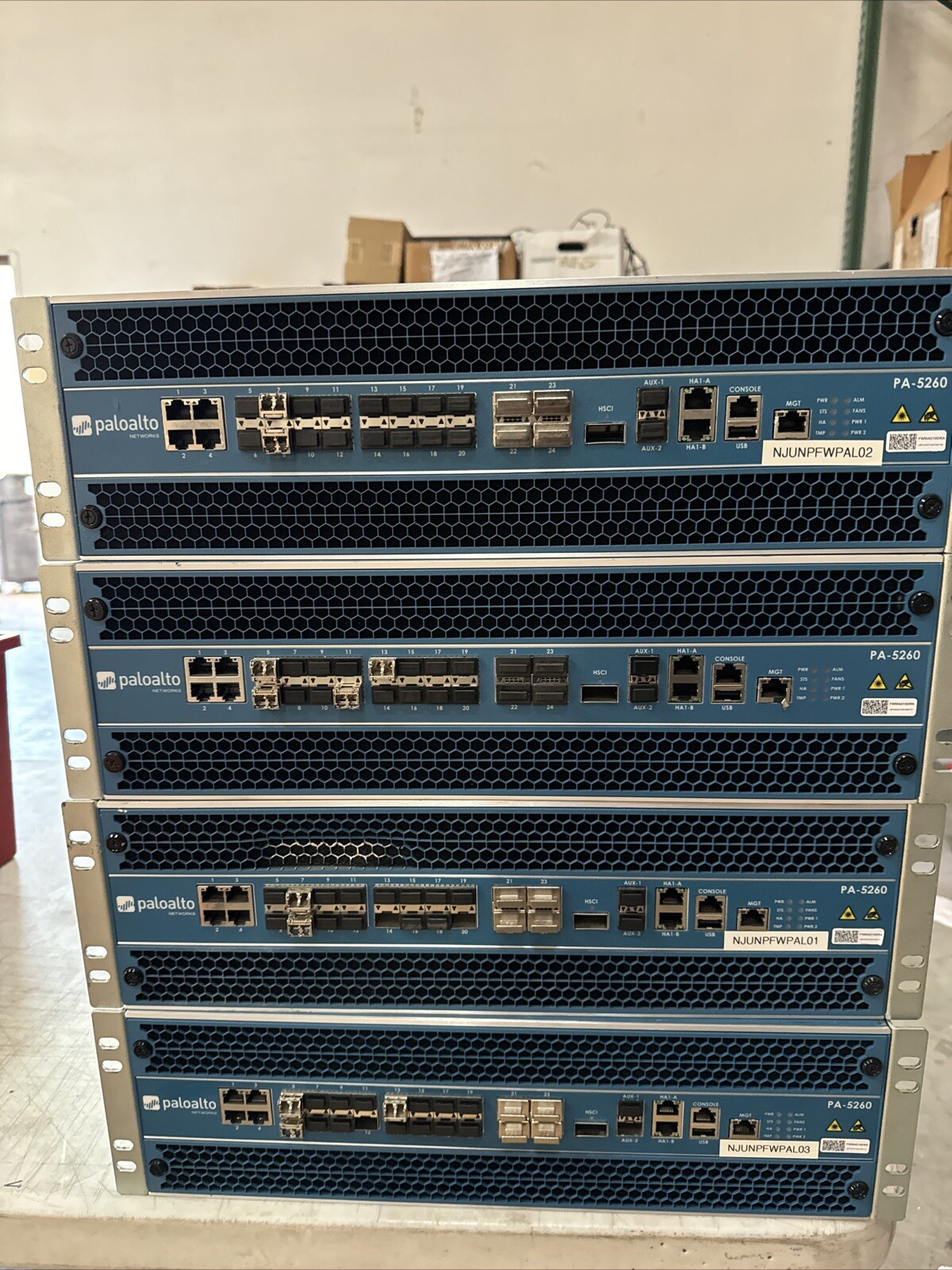 Palo Alto PA 5260 Next Gen Firewall: 2x 240GB SSD + 2x 2TB HDD  75000012500A