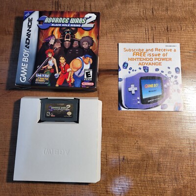 Advance Wars 2: Black Hole Rising GBA Game Boy Advance CIB Missing Manual Tested