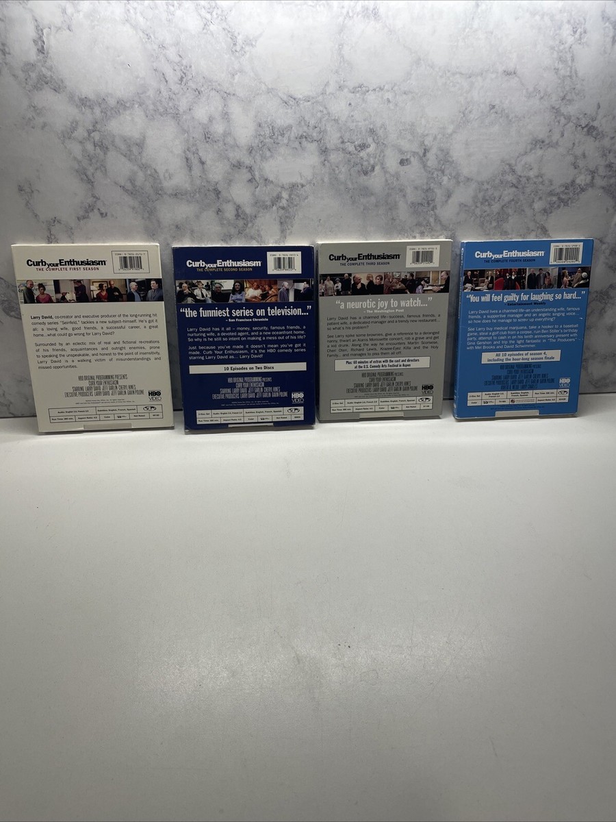 Curb Your Enthusiasm DVD Bundle Lot Season 1-4 - Main Image