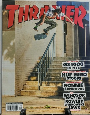 Thrasher December 2016 GX 1000 in NYC Hug Euro Stoops