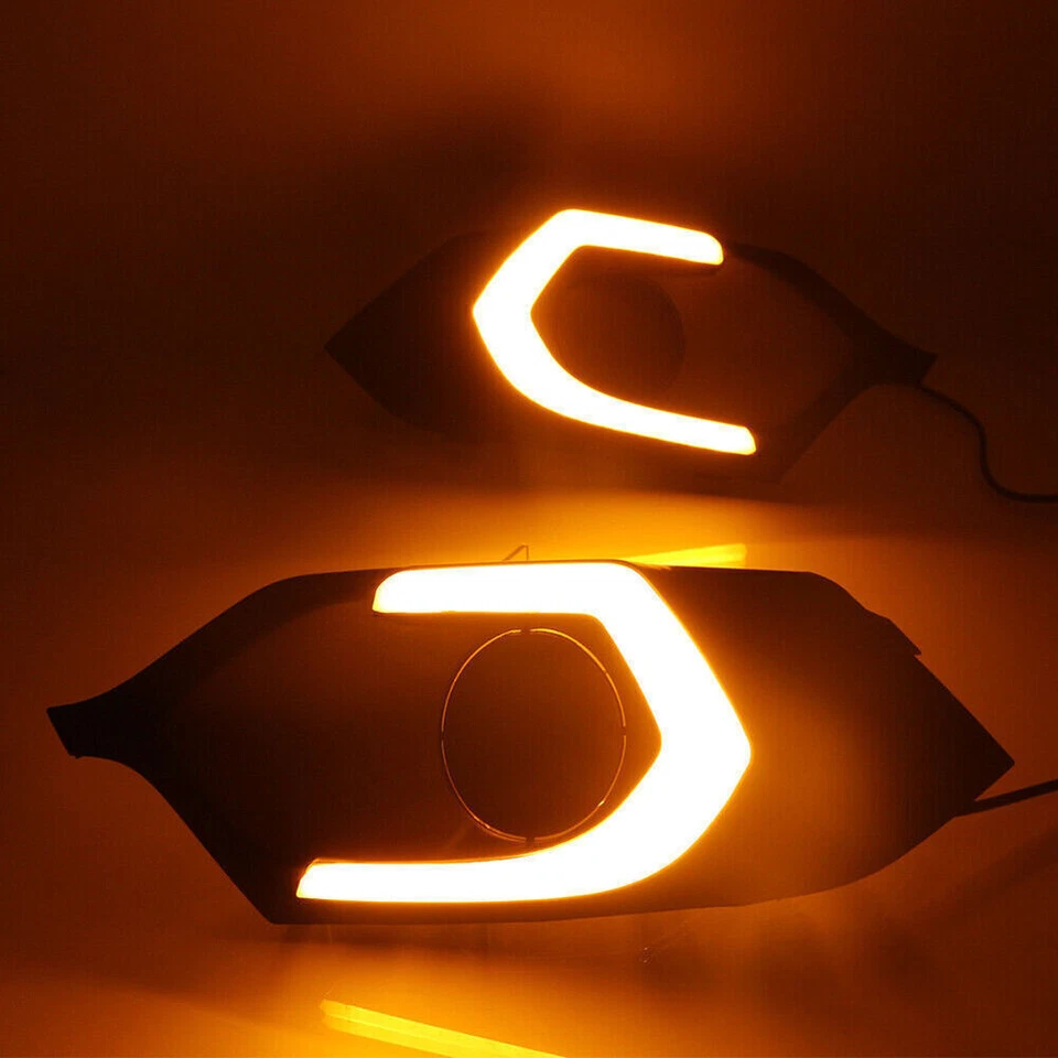 Luces de circulación diurna LED DRL de 2 piezas para Mitsubishi Pajero Montero Sport 2016-2017 Foto 4 de 4