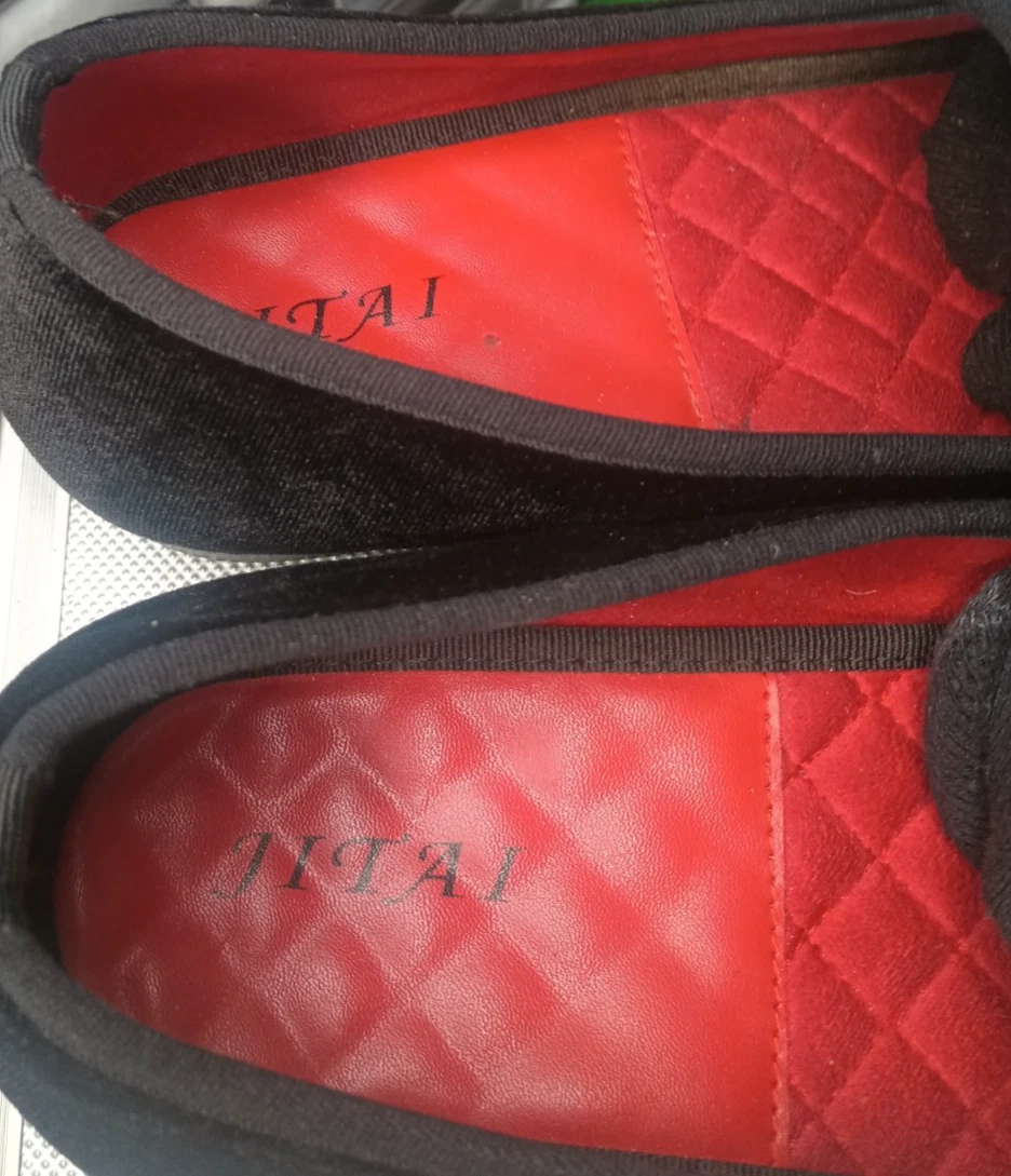 Mocassini uomo Versace Like nero rosso taglia 12 5 JITAI