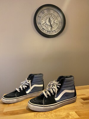 Size Men Women VANS Sk8-Hi Blue Sneakers Casual Old Skool