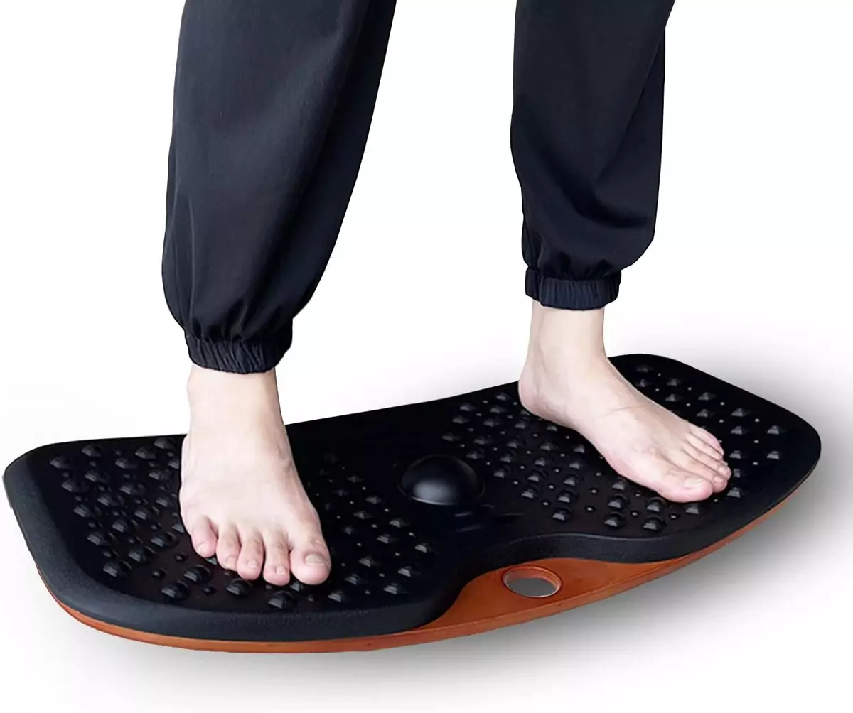 Standing Desk Balance Board anti Fatigue Standing Desk Mat Wobble Board Rocker B