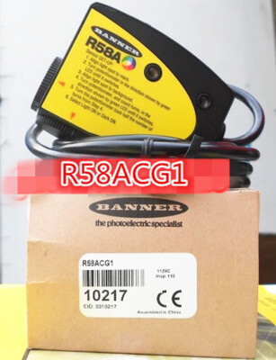 1pcs New BANNER R58A Color Sensor R58ACG1