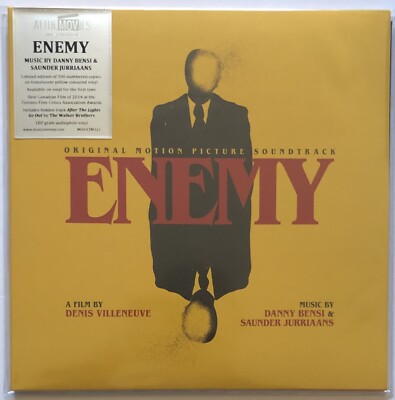 Danny Bensi Enemy Soundtrack gelbe Vinyl-Schallplatte neu versiegelt 8719262018556