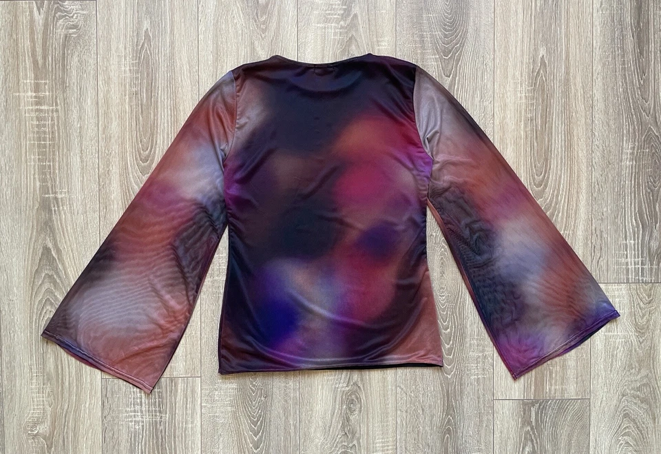 Y2K Rave Ultra-fashionable Long Sleeve Multicolor Women’s Long Sleeve Size M - Image 2 of 4