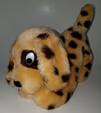 VTG Universal Toys Puppy Dog Plush Brown Spots Stuffed Animal Toy Lovey