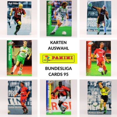 Panini Bundesliga Fussball Action Cards 95 | Karten Auswahl