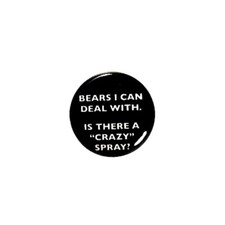 Funny Button Bears Camping Love Nature Hermit Random Humor Pin 1 Inch 18-17