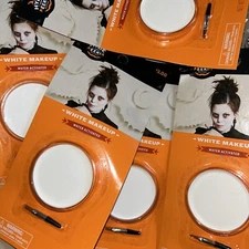 Hyde and EEK! Boutique Halloween White Makeup Water Activated Face Paint Pot 3pc