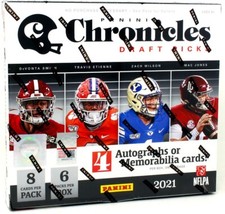 2021 PANINI CHRONICLES DRAFT PICKS FOOTBALL HOBBY BOX BLOWOUT CARDS
