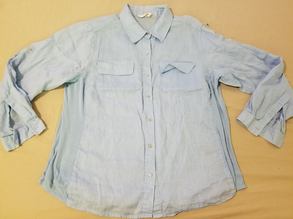 calvin klein women's dress shirt Calvin Klein Women's Classic Button Down Shirt