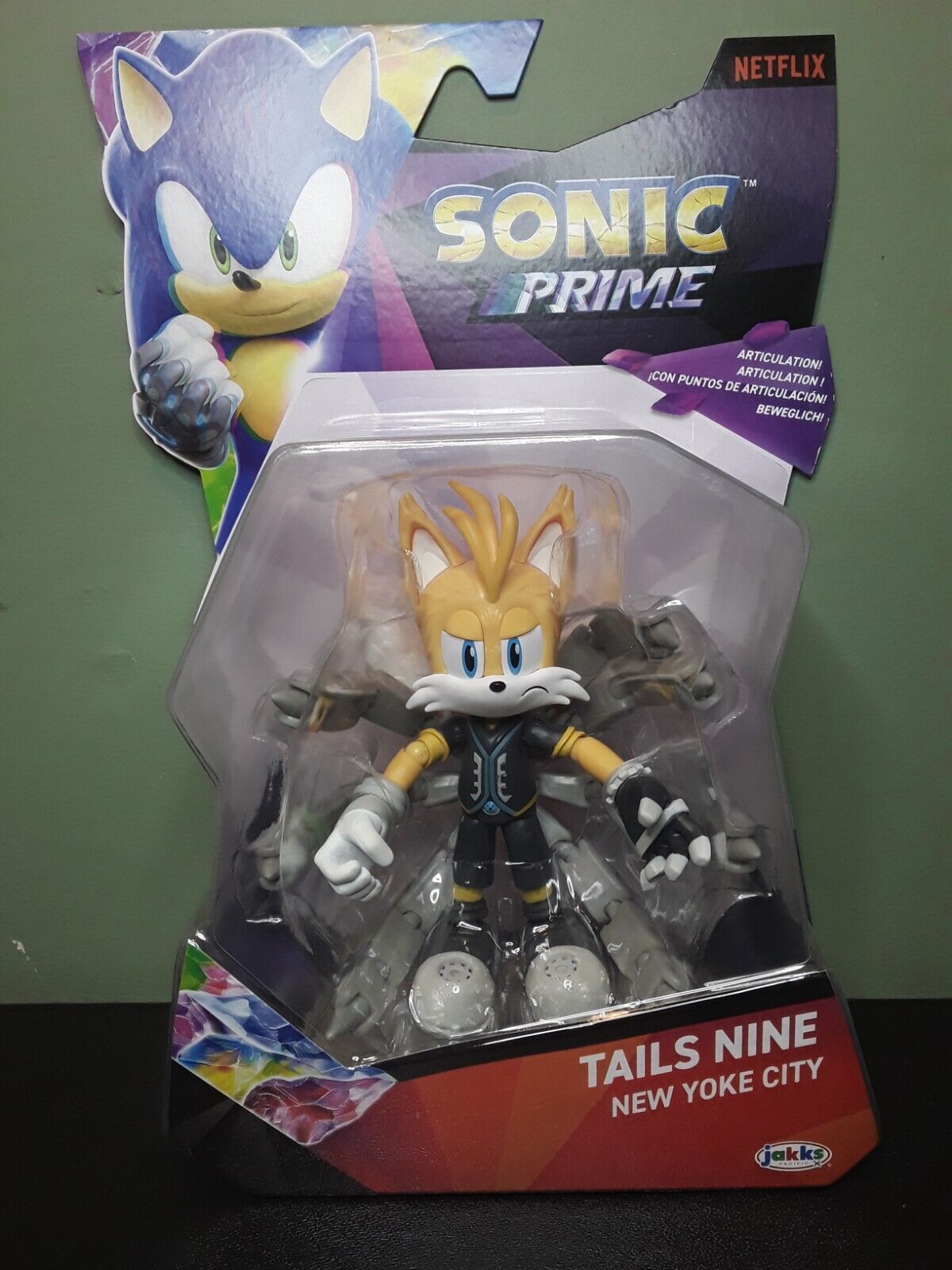 (Provisional Pre-Order) Jakks Netflix Sonic Prime 5 In Figure Tails Nine  Mr. Dr. Eggman New Yoke City BUNDLE/LOT