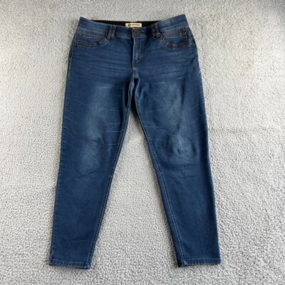 Democracy Jeans Womens 12 ''Ab'' Technology Stretch Elastic Waist Slimming (35x27)