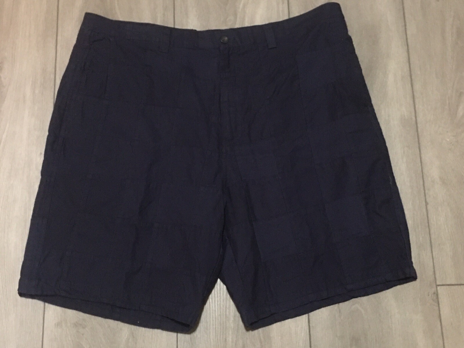 Chaps Geometric Navy Blue Patchwork Golf Shorts M… - image 2