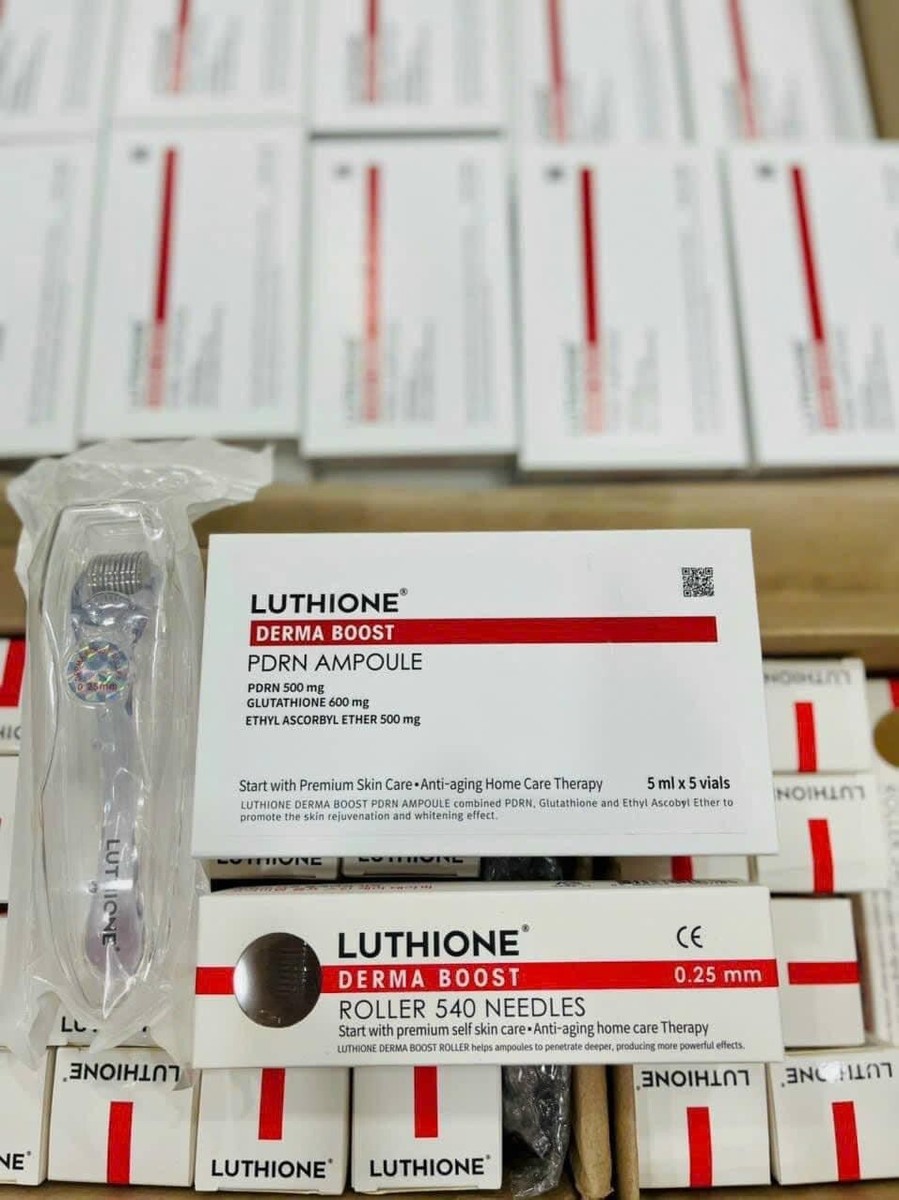 LUTHIONE] Derma Boost PDRN Ampoule 1Kit (Ampoule 5ml *5ea) + MTS Roller |  eBay