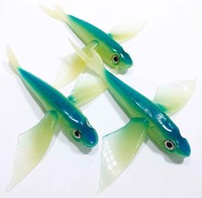 Flying Fish Big Game Trolling Lures 10"  Bright Blue Package of 3